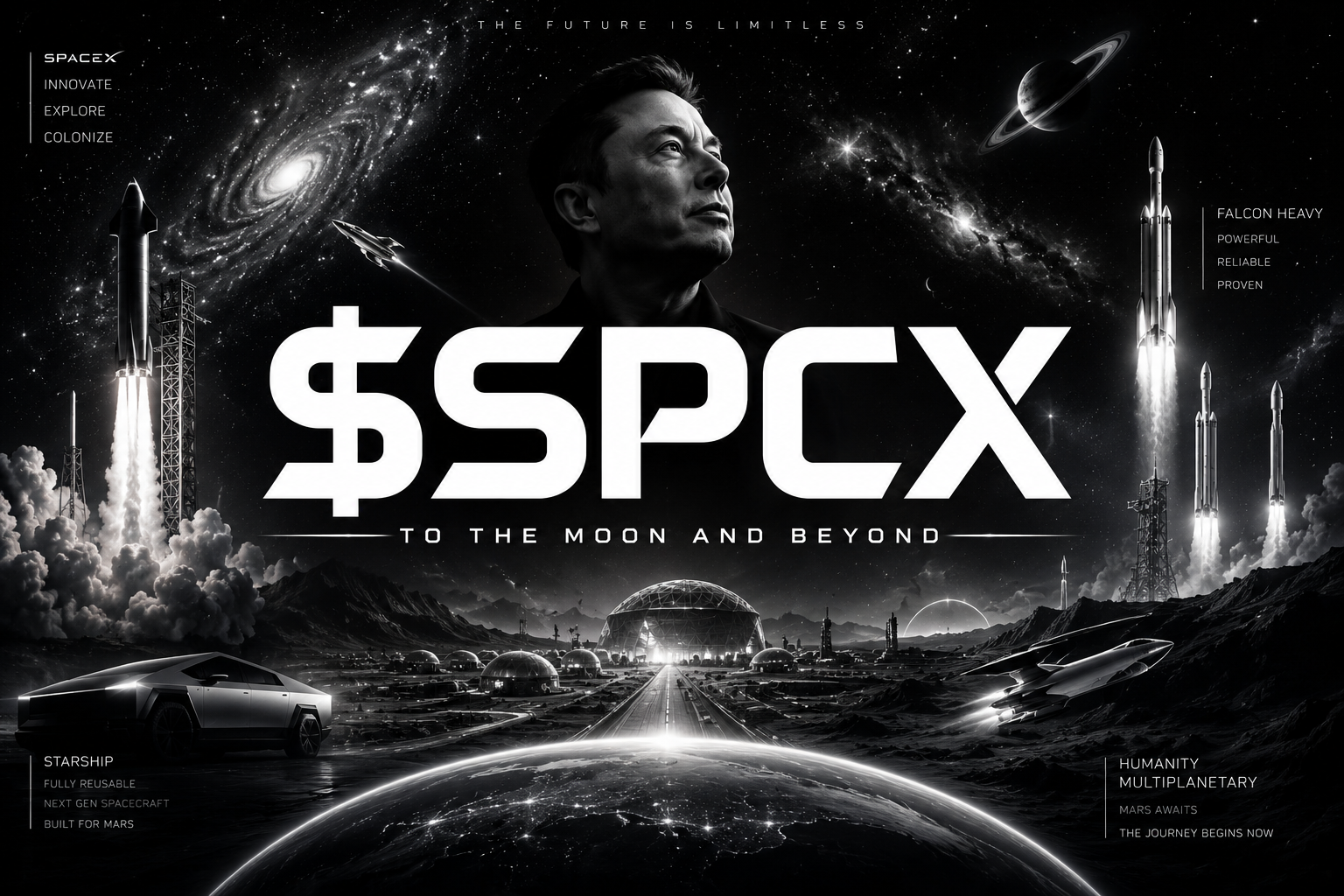 $SPCX โ To The Moon And Beyond
